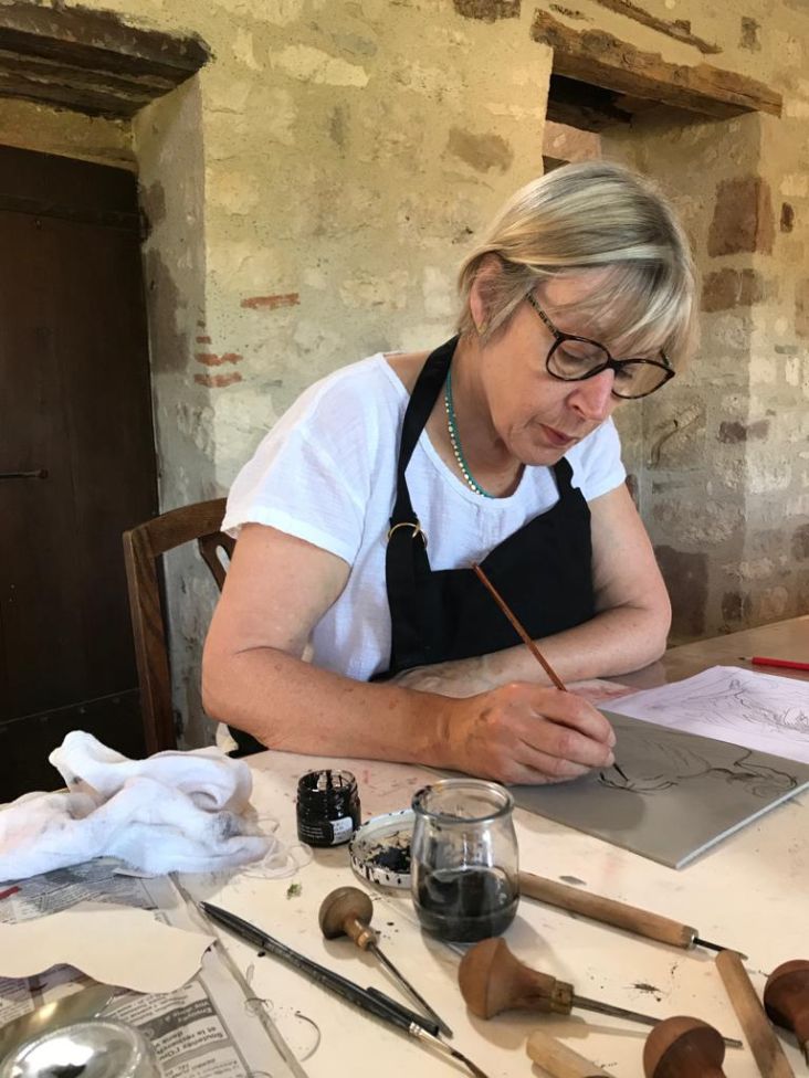 Eileen at work
